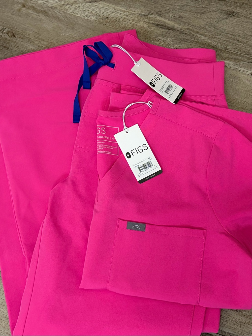 Pink FIGS Scrub Set - Picture 2 of 3